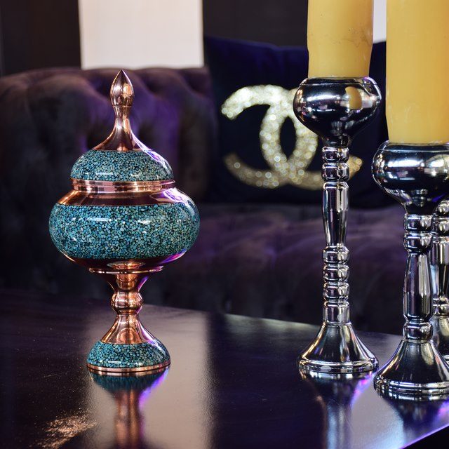 شکلات خوری ۲۰ سانتیمتری فیروزه کوبی - تصویر 5