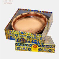 پکیج میوه خوری و شکلات خوری مسی