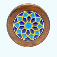 زیر لیوانی چوبی