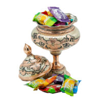 شکلات خوری و آجیل خوری پایه دار الماس تراش