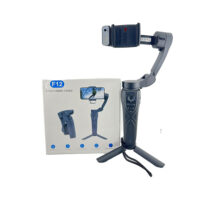 گیمبال موبایل لرزشگیر و دوربین اکشن مدل f۱۲ ۳-axis foldable gimbal
