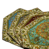 رومیزی ترمه شش ضلعی