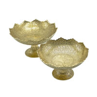 ٖمیوه خوری برنجی پایه دار (بزرگ)