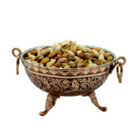 آجیل خوری سیاه قلم سه پایه