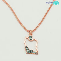 گردنبند طرح ایران (۳ سانتیمتری)