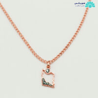 گردنبند طرح ایران (۲ سانتیمتری)