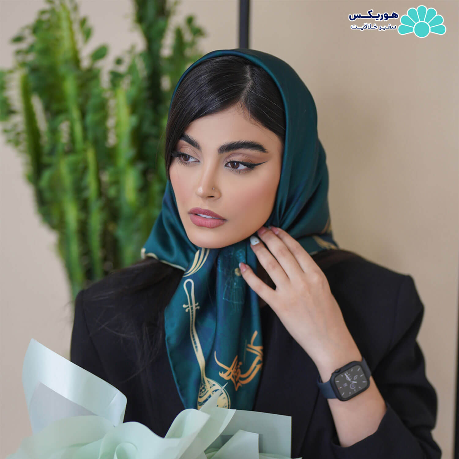 روسری مدل سه تار - تصویر 2