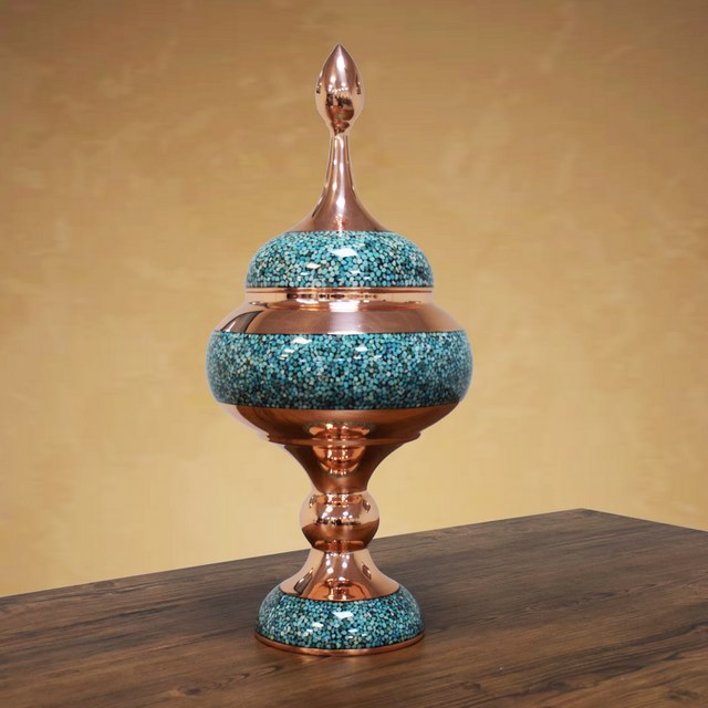 شکلات خوری ۲۰ سانتیمتری فیروزه کوبی - تصویر 4