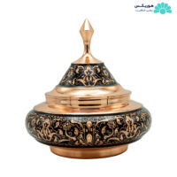 شکلات خوری طرح بشقاب پرنده (۱۸ سانتی‌متری) الماس تراش