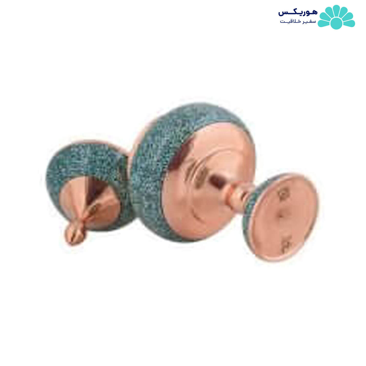 شکلات خوری متوسط 26 سانتی متر فیروزه کوبی - تصویر 3