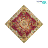 ترمه زرشکی (۹۷×۹۷ سانتی‌متری)