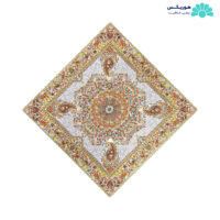 ترمه سفید (۹۷×۹۷ سانتی‌متری)