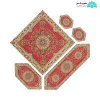 پکیج ترمه پنج تکه قرمز