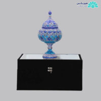 گلدان مینای مسی