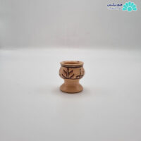 جام پایه‌دار مینی سفالی طرح دایناسور