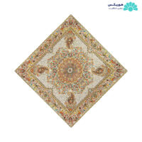 ترمه کرم استخوانی (۹۷×۹۷ سانتی‌متری)