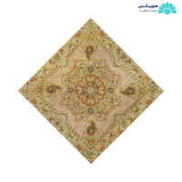 ترمه کرم طلایی (۹۷×۹۷ سانتی‌متری)