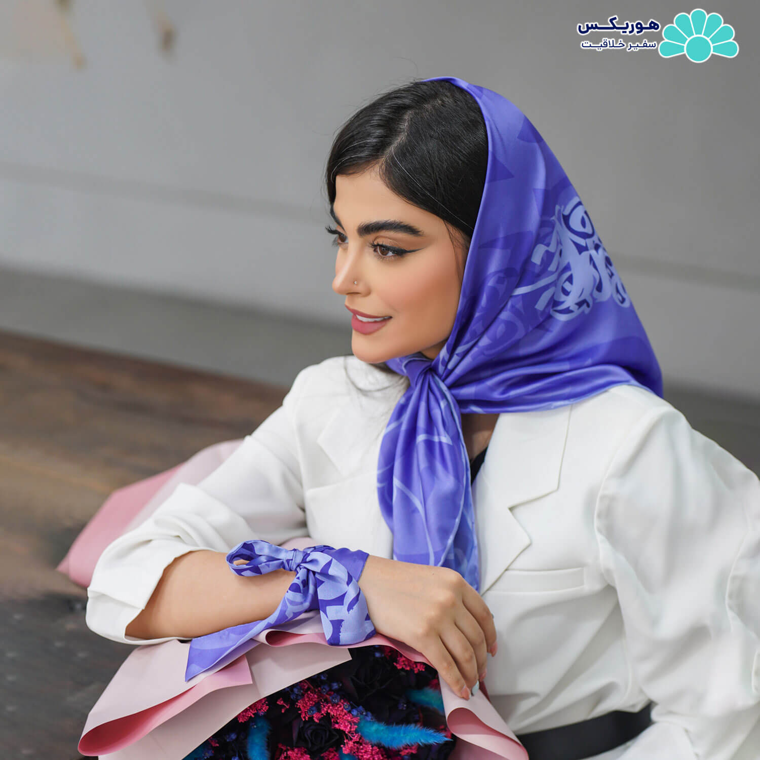 روسری مدل اقاقیا - تصویر 2